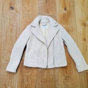 Women's Old Navy cream Sherpa jacket size xs